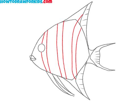 How To Draw An Angelfish Easy Drawing Tutorial For Kids