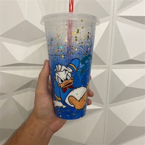 Disney Donald Duck Inspired Starbucks Cup Etsy