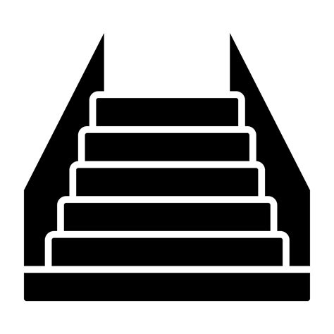 Stairs Icon Style 13634422 Vector Art At Vecteezy
