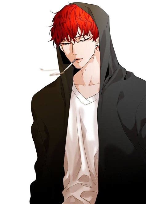 Pin By Neon On Possible Characters Cute Anime Guys Red Hair Anime