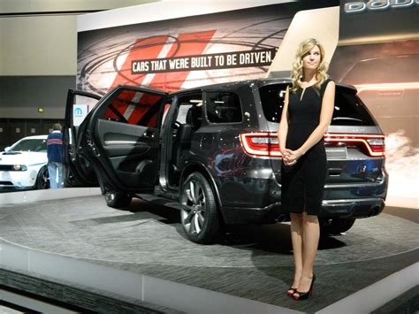 Get financing, finish paperwork, & have your sanitized vehicle delivered to you. Dodge Durango, Los Angeles Auto Show 2013 | A model stands ...