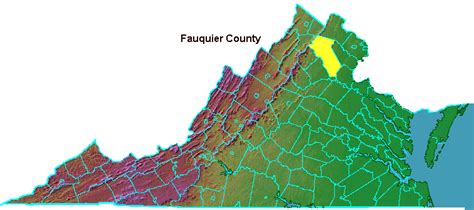 Fauquier County Geography Of Virginia