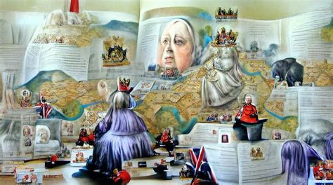 Queen Victoria Ruling Over The British Empire Ai Generated Artwork