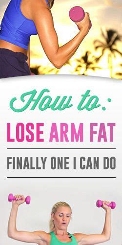 This is a very fun exercise for losing arm fat very fast. PinkFashion: How To: Lose Arm Fat