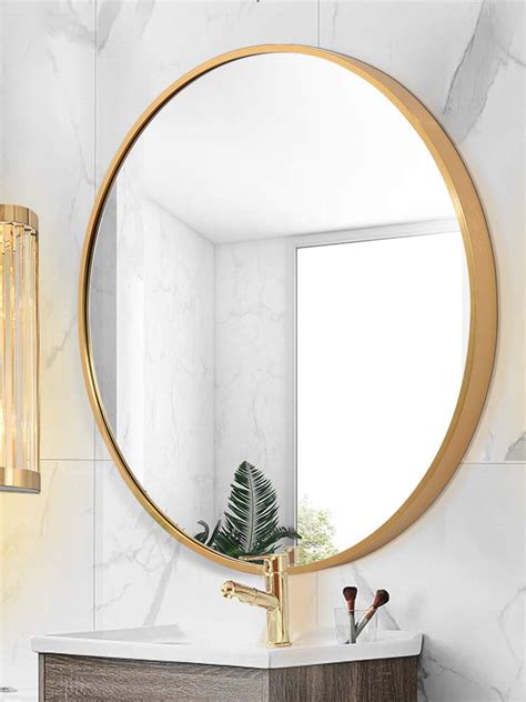 Buy Tiangu Gold Round Mirror Wall Ed236in Large Circle Mirrors For