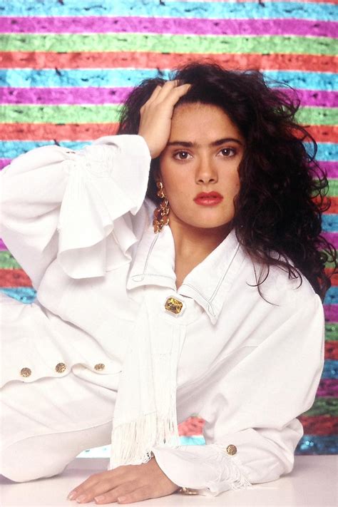 Rare Promotional Photo Of Salma Hayek When She Debuted As A Protagonist