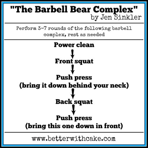 What Is A Bear Complex Workout