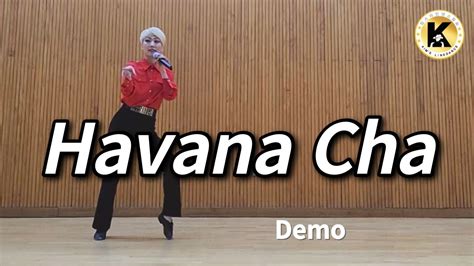Havana Cha Linedance Demo 초급 Choreo Ria Vos Youtube