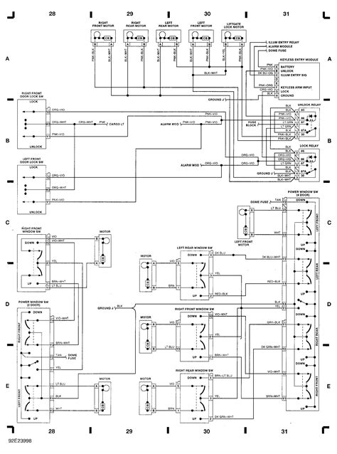 I am trying to figure out the wiring for the turn signal harness on a yj steering column. 92 jeep cherokee: wiring diagram..automatic..locks ...