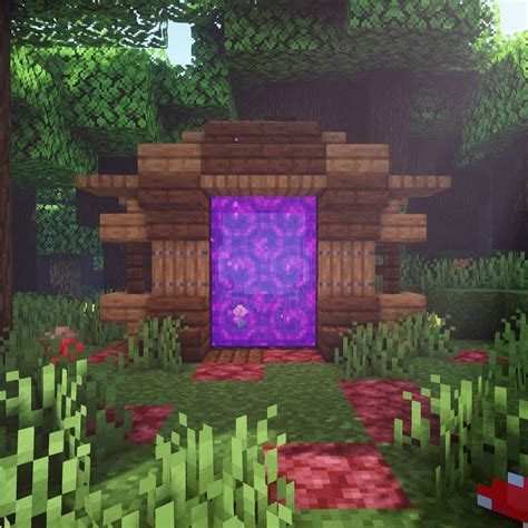 As requested, here's a nether portal design! This one has a fantasy ...