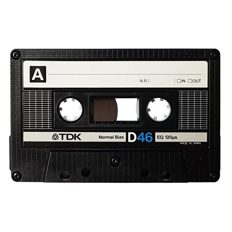 TDK D46 (1984-86) era ferric blank audio cassette tapes - Retro Style Media