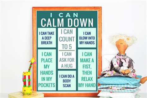 Free Calm Down Printables To Add To Your Calming Corner