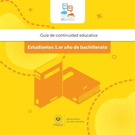 Guía De Lenguaje Y Literatura 1 Año De Bachillerato 2022