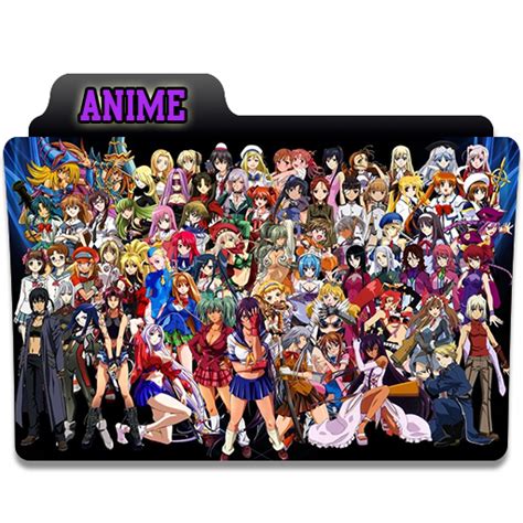 Summer vacation icons friday may 14 2021. Anime Folder Icons - PNG & Vector - Free Icons and PNG ...