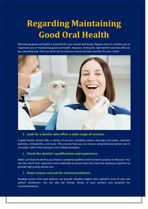Ppt Regarding Maintaining Good Oral Health Powerpoint Presentation