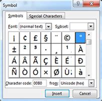 Once you've done this you'll get degree symbol as the result. How to Type Degree Symbol in Word and Excel with Shortcut ...