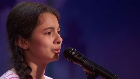 laura bretan 13 year old opera singer gets the golden buzzer america s got talent 2016 auditions