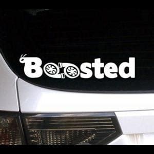 Boosted Jdm Car Window Decal Stickers Custom Made In The Usa Fast Shipping