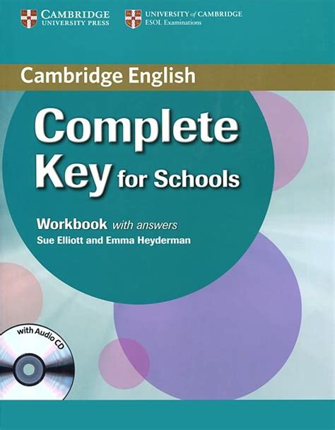 Complete Key For Schools Workbook Audio Cd Answers Рабочая