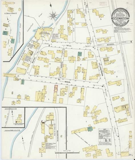 West Stewartstown New Hampshire 1909 Old Map New Hampshire Fire