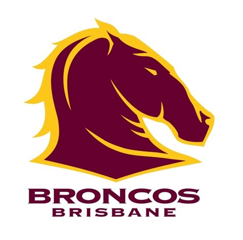 Branding vector footage of a stock logo for a company or sports team called broncos. Brisbane Broncos Logo