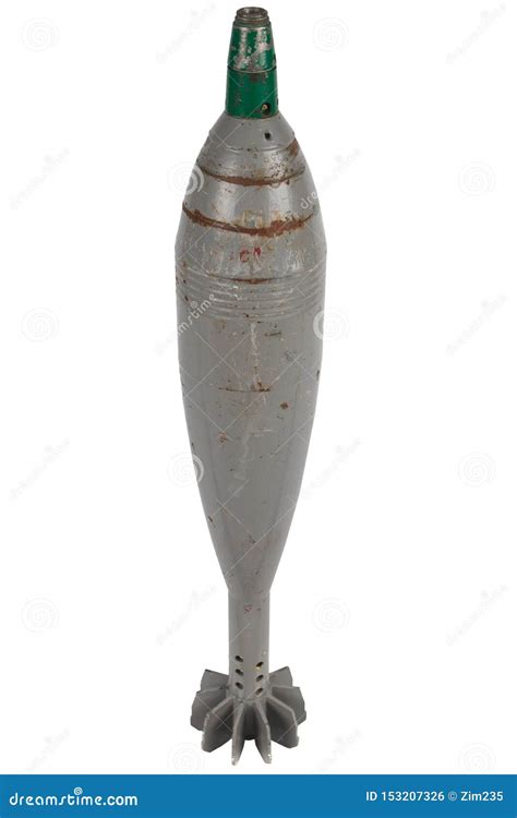 120 Mm Russian Mortar Shell Type 1938 Year Stock Photo Image Of