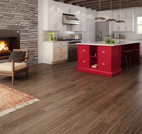 Solid hardwood, engineered hardwood, click and lock engineered. Preverco Hickory, Wave texture, tofino colour - Farmhouse ...