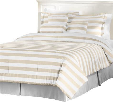 Wayfair Basics™ Wayfair Basics 7 Piece Striped Comforter Set And Reviews