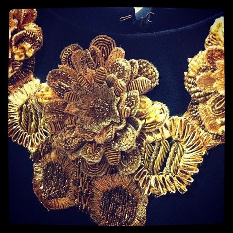 Beautiful Embroidery And Embellishment At The Alexander Mcqueen Ss13