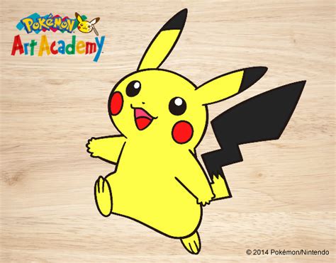 Dibujo De Pikachu En Pokémon Art Academy Pintado Por En El