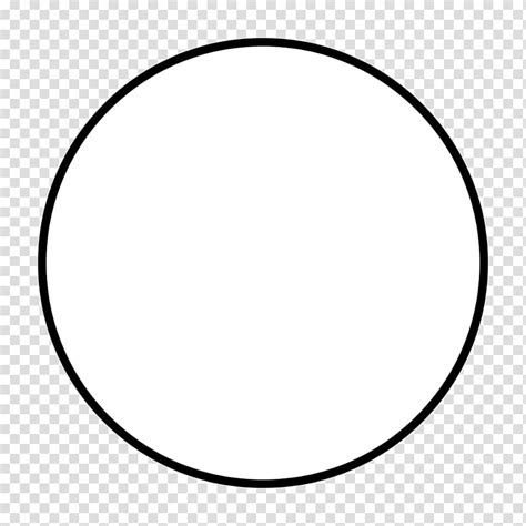 Round White Illustration Circle Transparent Background Png Clipart