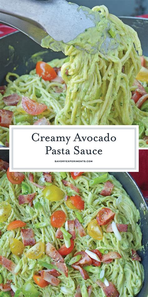 Healthy Creamy Avocado Pasta Sauce Is A Great Alternative
