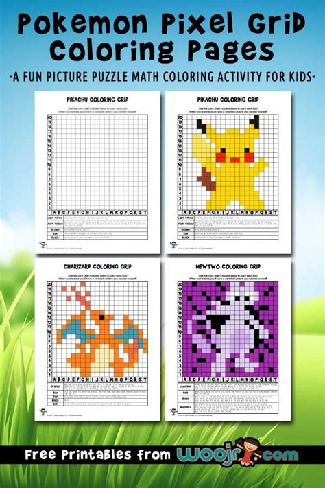 You can use our amazing online tool to color and edit the following pixel coloring pages. Pokemon Pixel Grid Coloring Pages Mystery Pictures ...