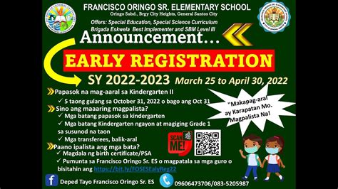 Early Registration 2022 Get Free Template For Tarpaulin Youtube