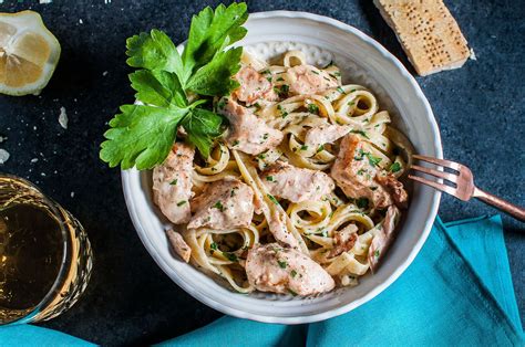 Place a large pot with salted water on the stove and turn the heat to high. Salmon Pasta with a Creamy Garlic Sauce • Salt & Lavender ...