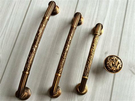 5 out of 5 stars. Antique Brass Dresser Knobs Drawer Pull Cabinet Door Knob ...