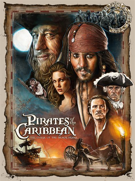 Pirates Of The Caribbean Curse Of The Black Pearl On Behance