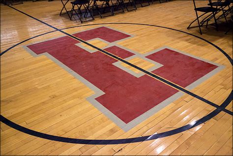 Gymnasium Floor At Elmhurst High School In Fort Wayne Photograph By