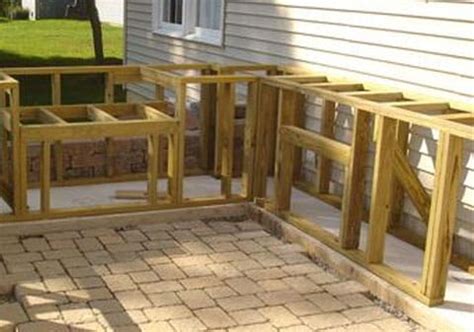 This frame is super strong! Build Your Own Outdoor Kitchen | MyCoffeepot.Org
