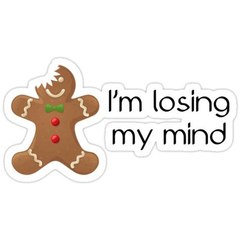 Im Losing My Mind Stickers By Mundy Hackett Redbubble