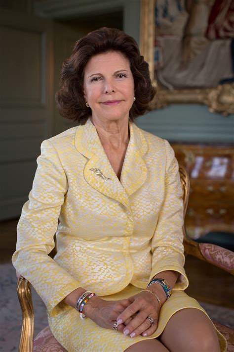 H.M. Queen Silvia of Sweden. Drottningholm Palace Stockholm, Sweden