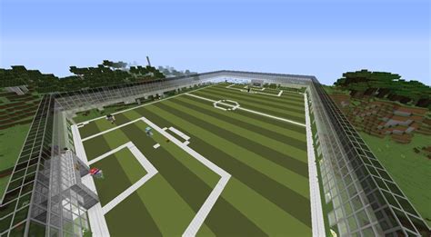 Soccerfootball Field Minecraft Map