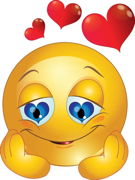 In Love Smiley Emoticon Clipart I2clipart Royalty Free Public