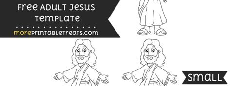 Adult Jesus Template Small