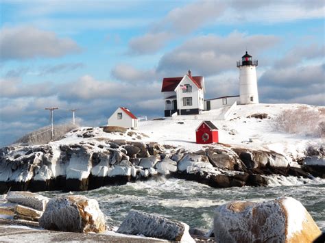 Winter Storm On The Maine Coast Daves Thought On