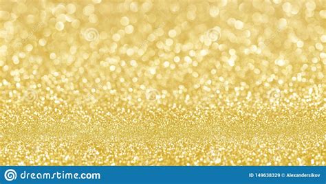 Golden Shimmer Glitter Texture Confetti Designed Background Stock Image