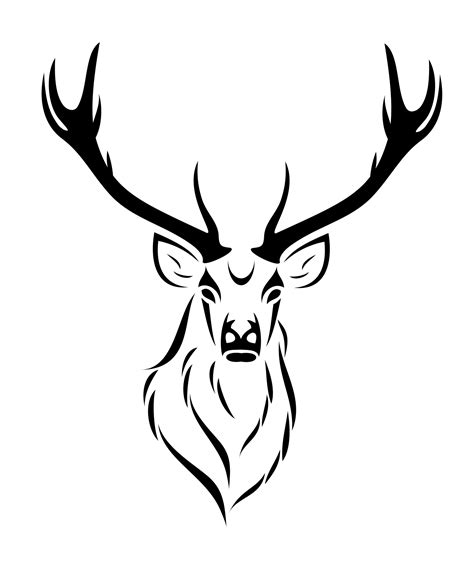 Free Drawings Of Deer Skulls Download Free Drawings Of Deer Skulls Png