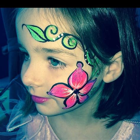 Gorgeous Flower Face Paint Creative Faces For Kids By Dre