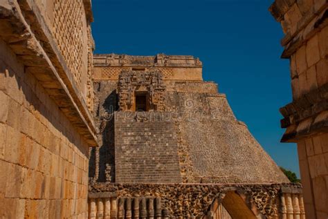 Pyramid Of Uxmal An Ancient Maya City Of The Classical Period One Of