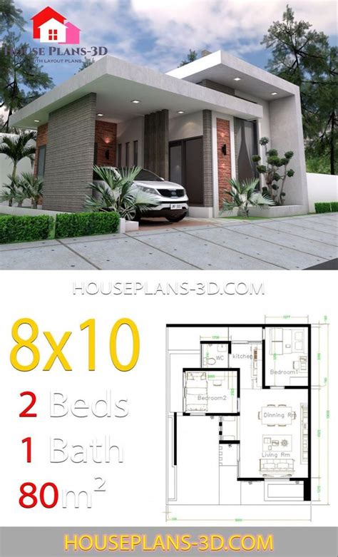 Denah Rumah 8x10 3d Detailsbelajarsoal